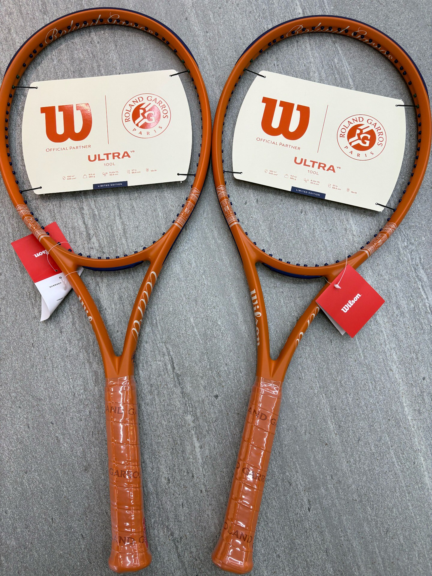 Wilson威尔胜2026款法网成人全碳素经典红土拍ultra v5专业网球拍