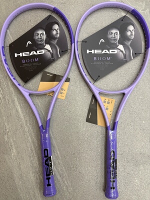 HEAD海德2026新款网球拍BOOM紫微星高芙穆塞蒂初学MP碳素专业拍女