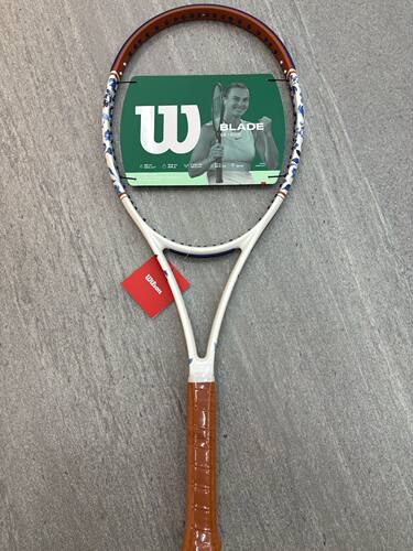 Wilson威尔胜26新款BLADE 98 V10青花瓷限定专业网球拍碳素305g