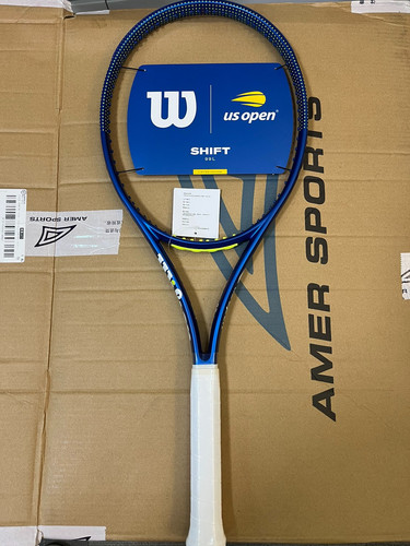 Wilson专业网球拍全新威尔胜24美网款shift小蓝拍 全碳素旋转285g