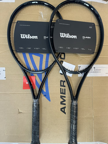 Wilson威尔胜NOIR系列专业网球拍男女初学全碳素Clash小黑拍 295g