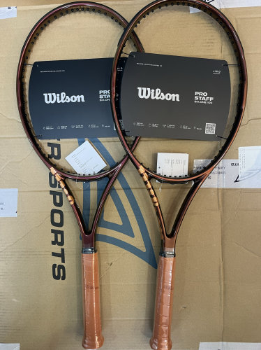 Wilson威尔胜专业网球拍PRO STAFF V14 SIX ONE 305g郑钦文小金拍