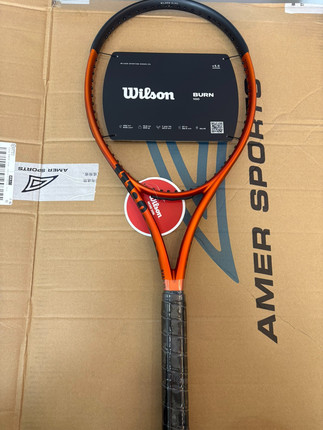 Wilson威尔胜新款BURN V5碳素专业底线型网球拍碳纤维球拍锦织圭