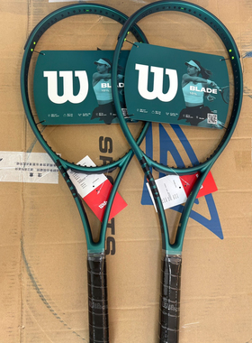 Wilson威尔胜网球拍24新款BLADE V9萨巴伦卡同款专业拍全碳素274g
