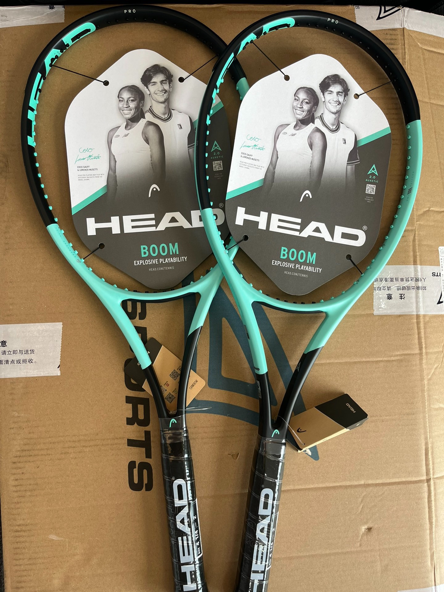 海德 Head Boom Pro 310g网球拍2024款碳纤维专业初学者 高芙同款图片