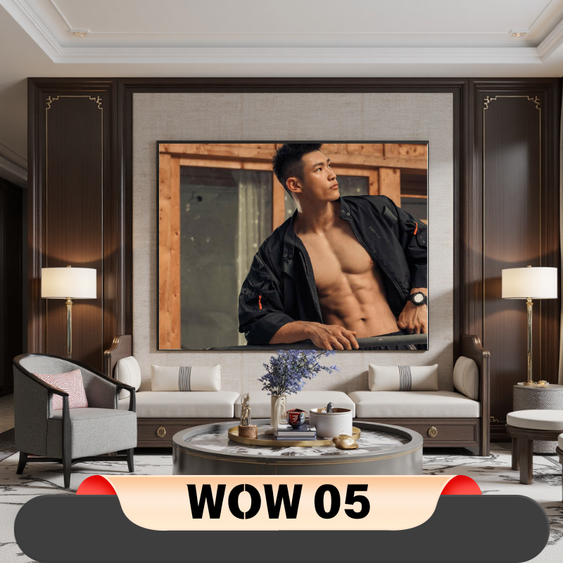 任壬WOWO NO.05-浩南全见男模肌肉男写真杂志画册装饰画