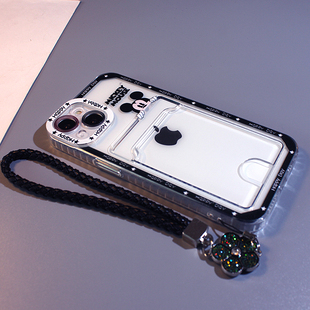 躲猫猫米奇米妮适用iPhone12苹果13promax手机壳xr插卡11软14/15可爱新款15pro网红情侣14plus透明16防摔套17