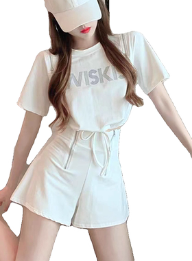 休闲运动服夏季新款高级感套装女