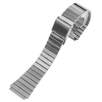 适配卡西欧复古小金表精钢表带18