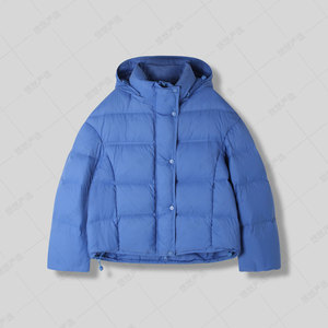【波某登订单】帽子可拆~抽绳可调~带防风袖休闲连帽羽绒服 #M73