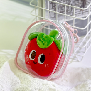 五月天羞羞答答小草莓外出保护套STAYREAL周边毛绒玩偶透明遛娃包