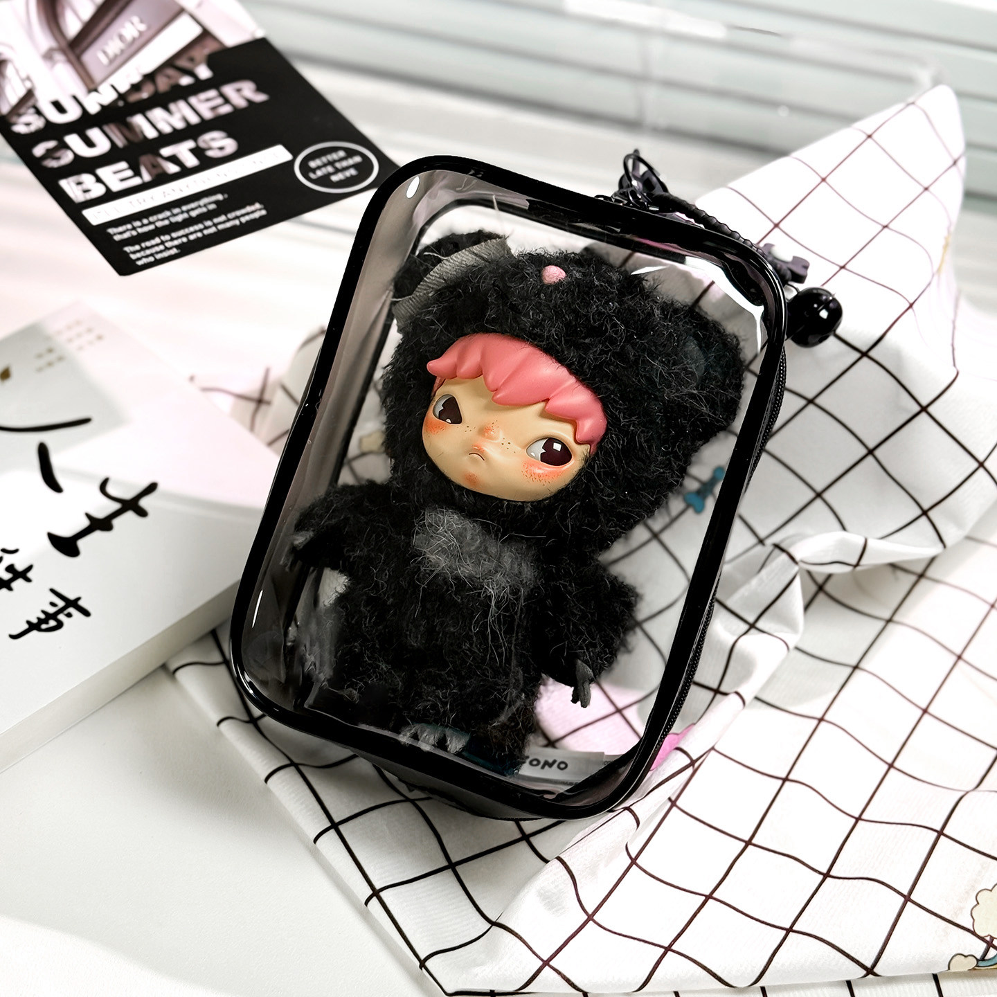 小野公路日志系列透明遛娃包泡泡玛特HIRONO搪胶娃娃外出保护套,模玩/动漫/周边/娃圈三坑/桌游,娃包,淘宝优惠券,粉丝福利购,淘宝优惠卷