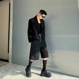 小众设计师高级百搭短款链条珍珠西装外套W2436P150，男装西服套装，电商C212