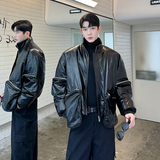 小众设计师美式工装多口袋短款羽绒服3674P260，男装羽绒服，电商C212