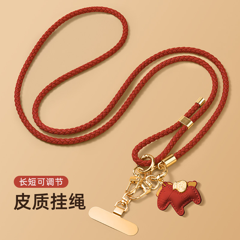 手机挂绳斜挎可背手机链挂脖链条女精致高级感链绳手机壳挂绳背带挂饰