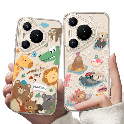 优思顿适用P70透明可爱动物园