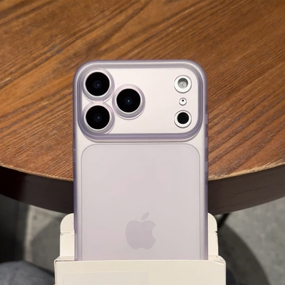 优思顿适用苹果17promax手机壳17pro保护壳超薄磨砂透明防摔系列全包软超火17pm巨好看16pro紫色iphone17新款