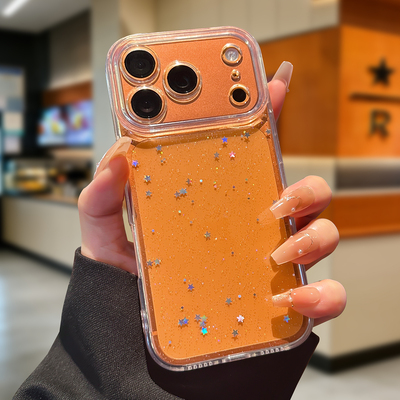 优思顿闪粉星星全包防摔壳