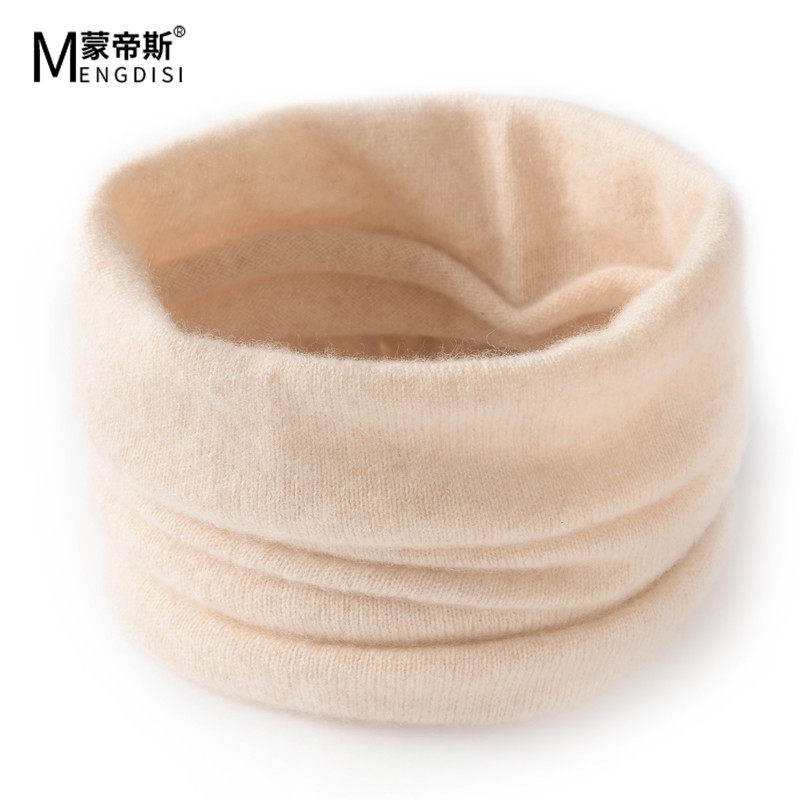 羊绒针织脖套女冬护颈