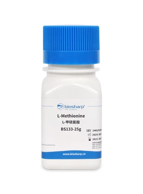 白鲨Biosharp BS133-25g/100g L-甲硫氨酸(L-蛋氨酸)L-Methionine