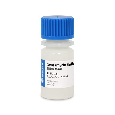 白鲨Biosharp BS143-1g BS143-5g硫酸庆大霉素Gentamycin Sulfate