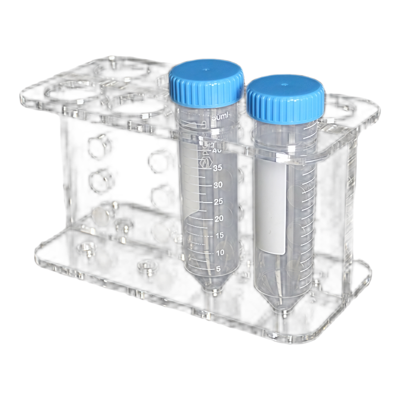 白鲨 biosharp BS-MGS-500-08 磁力架50ml 8孔 透明亚克力材质