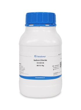 Biosharp BS112 无水氯化钠 Sodium Chloride 500g/1kg/2.5kg/5kg