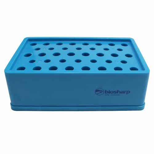 白鲨Biosharp BC027 38孔1.5ml/2ml/0.5ml长方形冰盒178x110x56mm