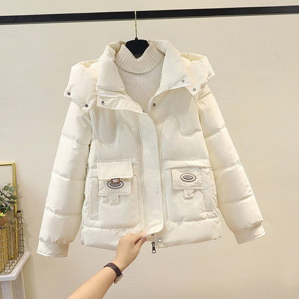 棉衣女短款2024冬季新款宽松加厚羽绒棉服洋气爆款保暖棉袄外套潮