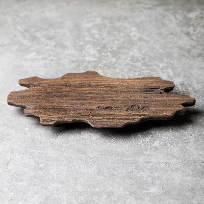 粗陶茶盘日式全手工干泡盘茶托