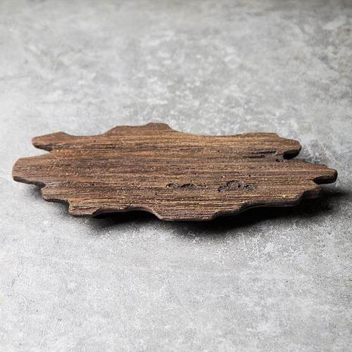 粗陶茶盘日式全手工干泡盘茶托