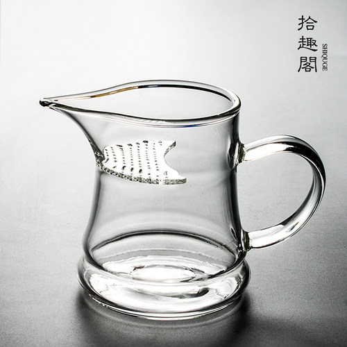 大号加厚耐热玻璃办公室公道杯