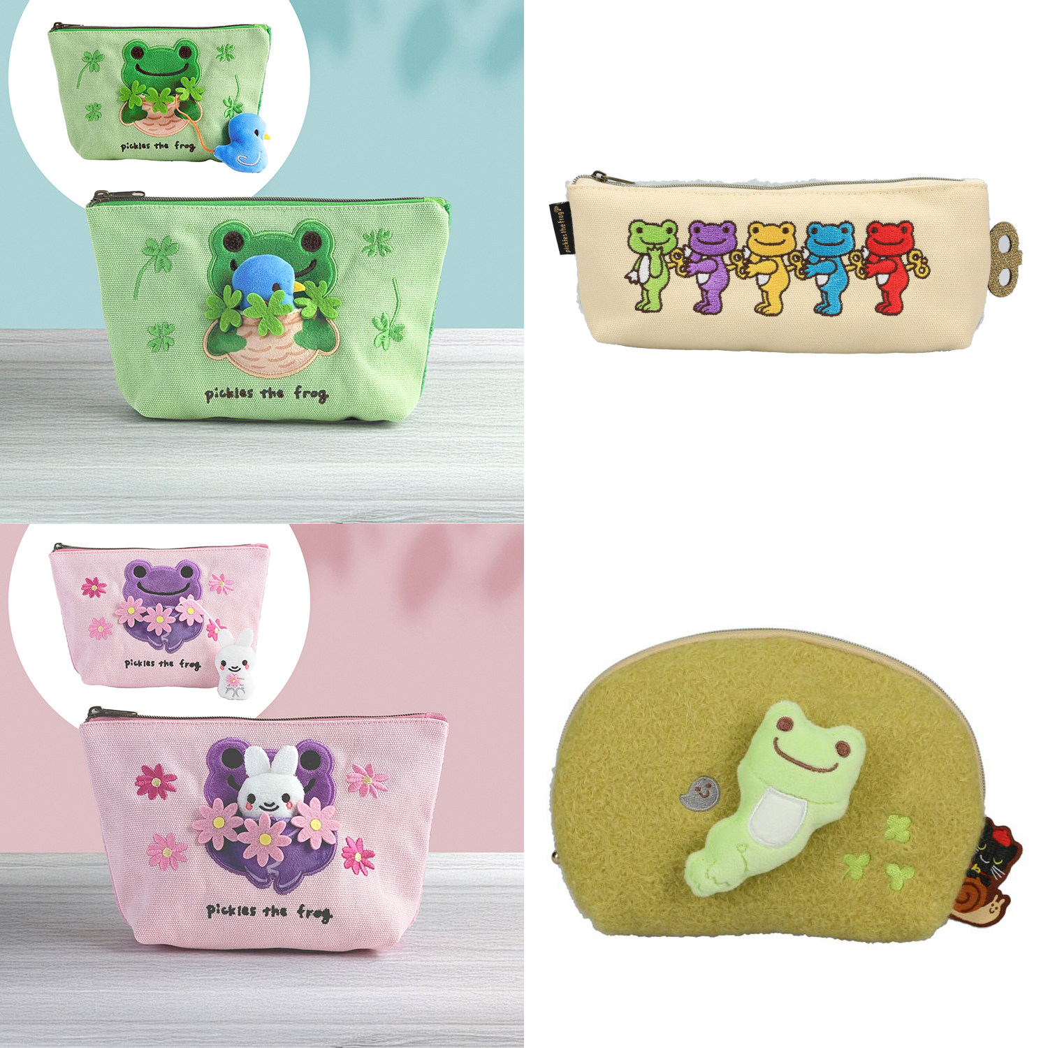正品日本限定NAKAJIMA泡菜蛙笔袋