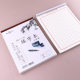 钢笔字 青联16k练字本米字格字帖 田字格本方格稿本 硬笔书法纸本30张1本
