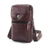 Мобильный телефон, мужская поясная сумка, универсальный кожаный водоотталкивающий ремень