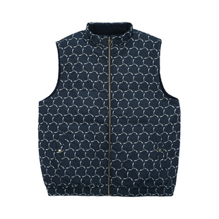 李宁1990经典系列男90%鹅绒保暖立领双面可穿羽绒马甲背心AMRT037