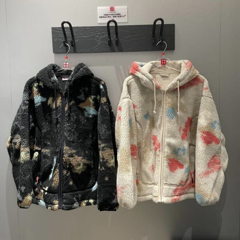 中国李宁秋冬男女新款加绒保暖开衫连帽摇粒绒卫衣外套AWDT697