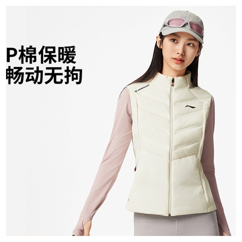 李宁女子棉马甲2025冬季