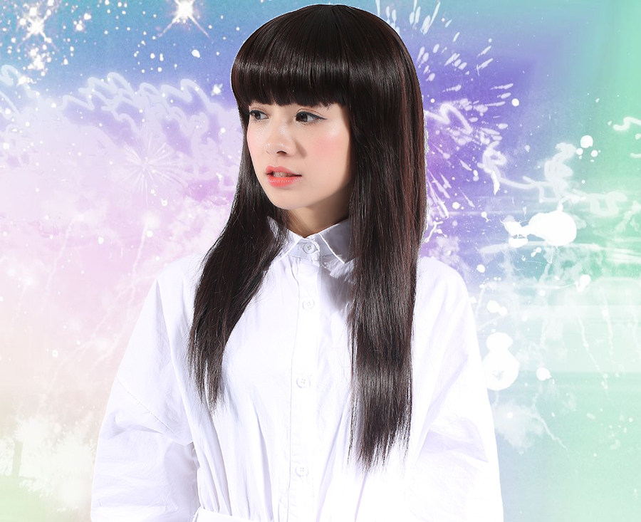 Perruque Long cheveux raides - Ref 2611340 Image 1