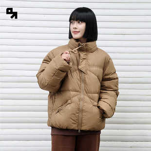 潮牌男女同款休闲加厚保暖纯色鸭绒羽绒服外套117422113283