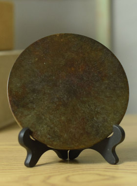 无事家居圆盘摆件黑曜石