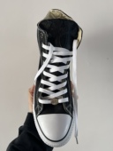 Remake手工定制十字架缝纫鞋 铆钉做旧潮鞋 片气眼扣高帮鞋 克罗风格