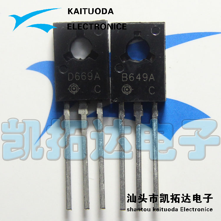 【凯拓达电子】全新原装 B649A D669A 音频功放推动对管 0.6元/对