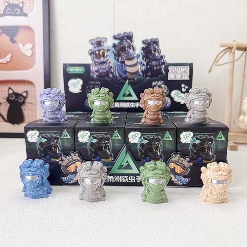 新品三角洲威虫手办盲盒卡通潮玩三角洲行动公仔模型学生桌面摆件