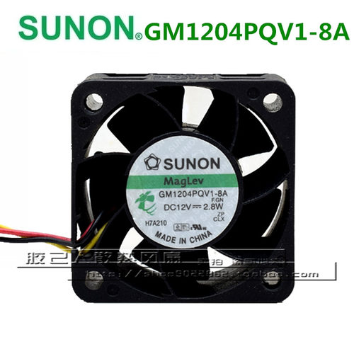 建准SUNON 4cm 4028 高速服务器机箱风扇12V 2.8W GM1204PQV1-8A