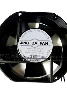 全新 JD17251AC P/N JD15050A1B S 0.43/0.39A 110-120V 散热风扇