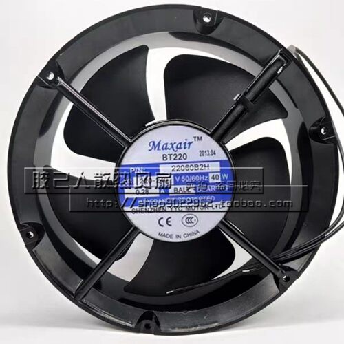 Maxair/BT220 BT22060B2H 220V 22060 40W 圆形轴承交流散热风扇