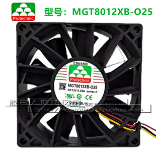 MGT8012XB-O25 C 025 12V 0.39A 8025 3600RPM 转速 永立散热风扇