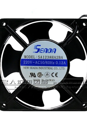 台湾SEADA SA1238HA2BA 滚珠轴流风机 激光切割机散热风扇 AC220v
