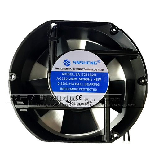 原装 SNSHENG SA17251B2H 散热风扇 48W AC220-240V机箱散热风机